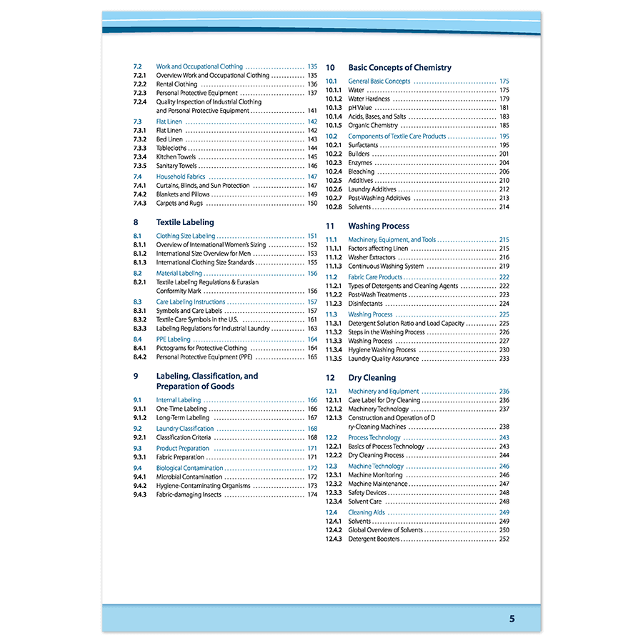 Buch Fachwissen Textilpflege englisch